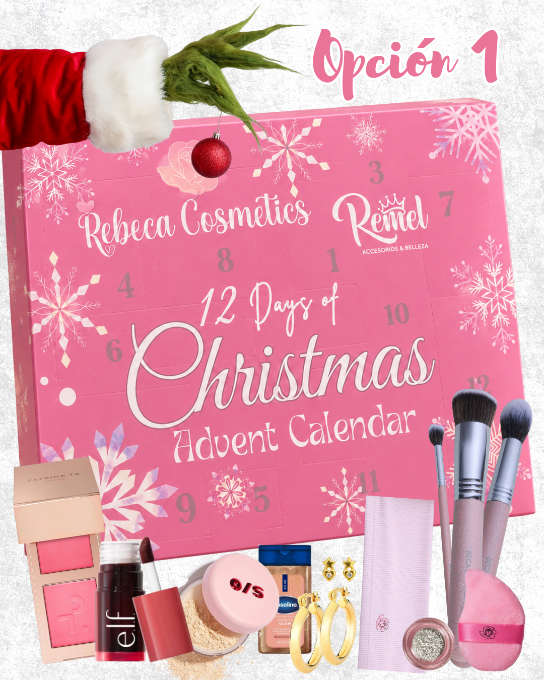 RESERVA: 12 Days of Christmas Advent Calendar - Remel x Rebeca Cosmetics 🎁🌷👑 Pedidos salen a partir del 30 de Noviembre