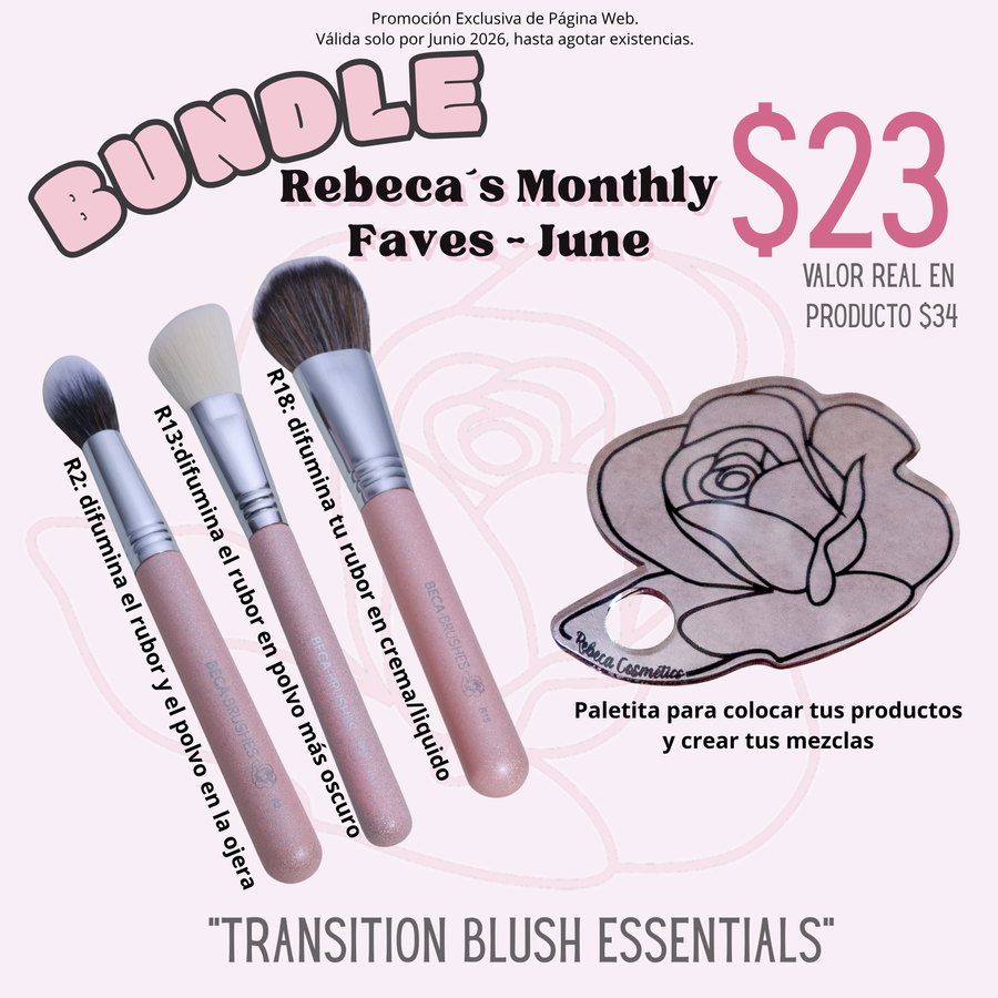 BUNDLE🤝🏽 Los favoritos de Rebeca del mes🌷📆 Junio 2026 - Transition Blush Essentials