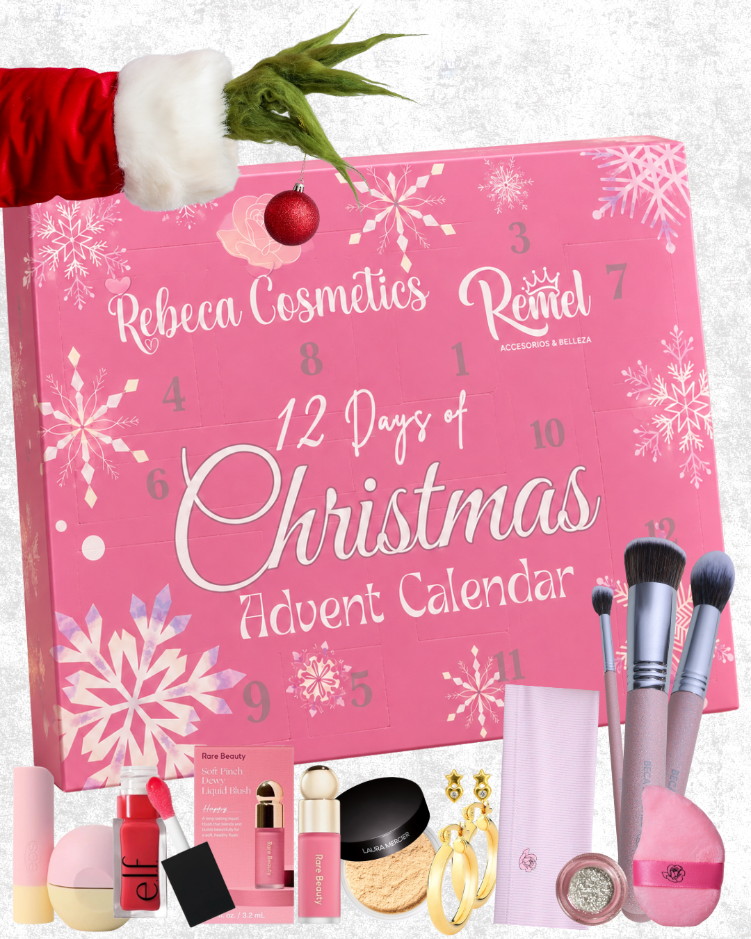 RESERVA: 12 Days of Christmas Advent Calendar - Remel x Rebeca Cosmetics 🎁🌷👑 Pedidos salen a partir del 30 de Noviembre