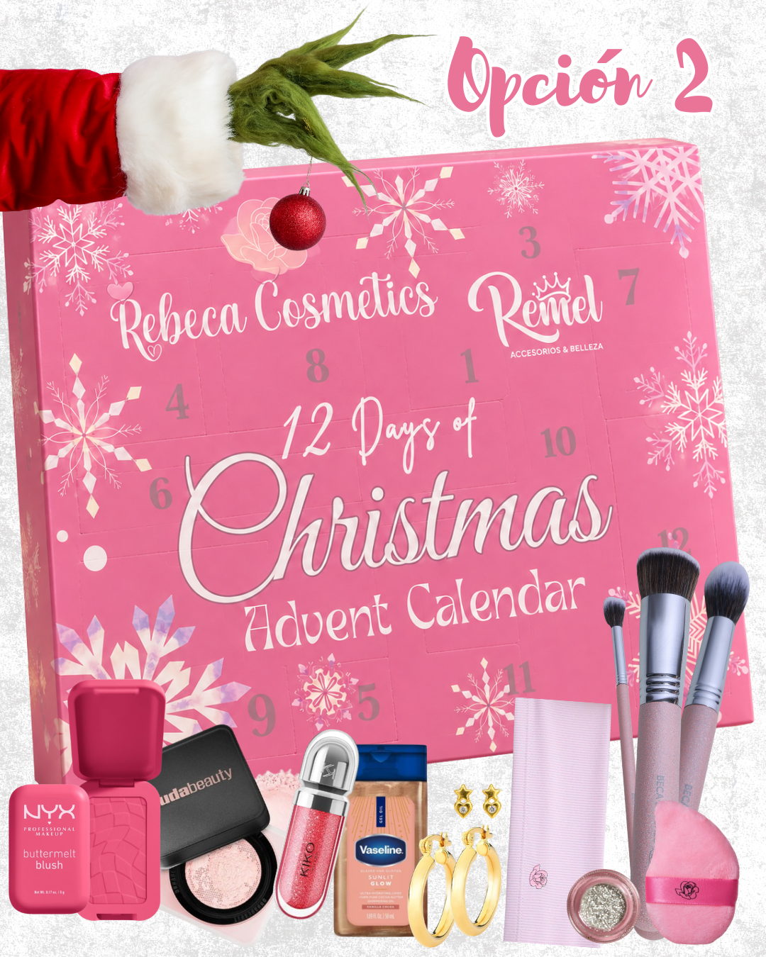 RESERVA: 12 Days of Christmas Advent Calendar - Remel x Rebeca Cosmetics 🎁🌷👑 Pedidos salen a partir del 30 de Noviembre