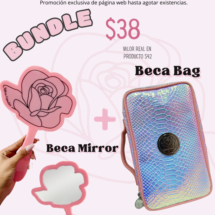 BUNDLE🤝🏽 Beca Bag + Beca Mirror 🧳🪞 Promoción Exclusiva de página web🚨